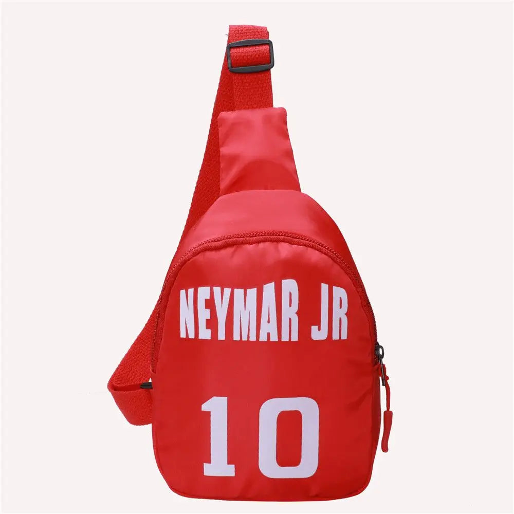 Bolso de hombro de moda para niños y niñas, bolso de pecho, bolso de mensajero, bolso de ocio deportivo, estampado de número de moda