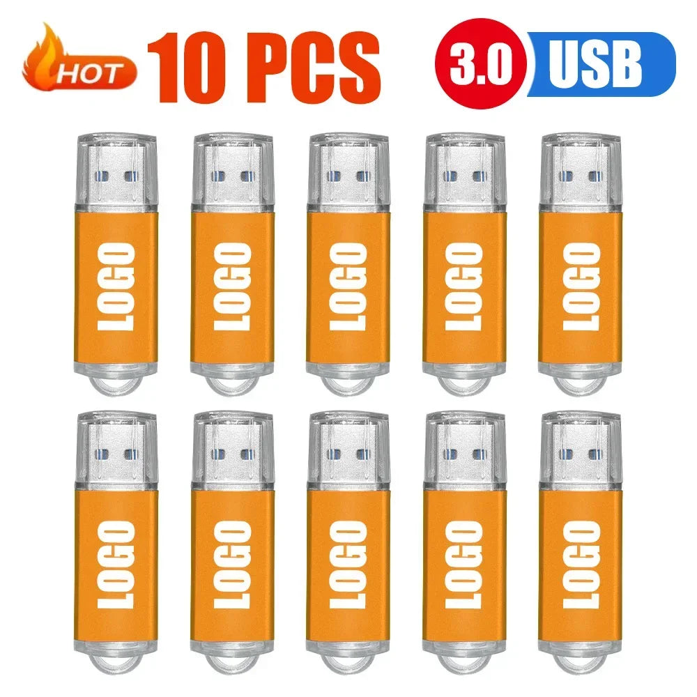 10/20/50 unids/lote unidad Flash USB 3,0 nueva unidad de bolígrafo giratoria 8GB16GB32GB64GB logotipo personalizado gratis memoria Stick regalo de negocios creativo