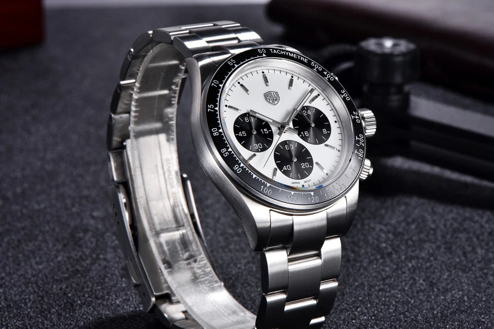 2025 nuevos relojes RollsTimi para hombre, reloj cronógrafo de cuarzo de lujo para hombre, espejo de zafiro AR, reloj de regalo resistente al agua para hombre luminoso