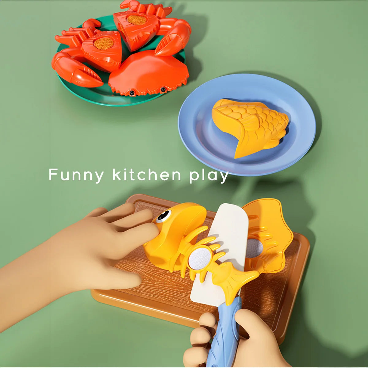 Juego de cocina, juego de cortar, juguetes de comida, cocinar frutas, verduras y alimentos rápidos para niños pequeños y bebés, regalo educativo para niñas y niños
