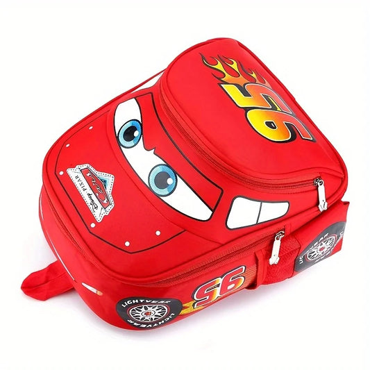Mochila de Cars con el personaje Lightning McQueen para niños: mochila escolar para el jardín de infancia, mochila para niños pequeños y preescolares, mochila con dibujos animados para niños y niñas.