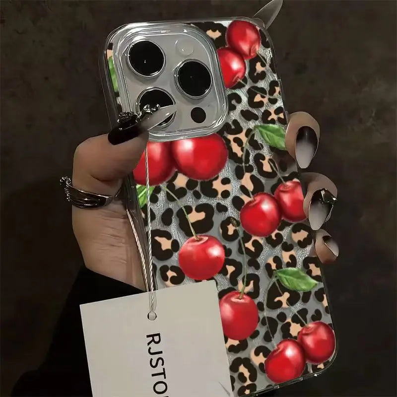 Bonitas fundas de teléfono de sandía rosa para iPhone 16 Pro Max 17 16e 15 14 13 12 11 Pro Max para Funda de parachoques a prueba de golpes de aire