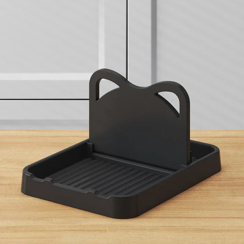 Soporte multifuncional para tapa de olla, estante para cuchara, tapa para olla, espátula, cuchara para sopa, estante de almacenamiento, accesorios de cocina