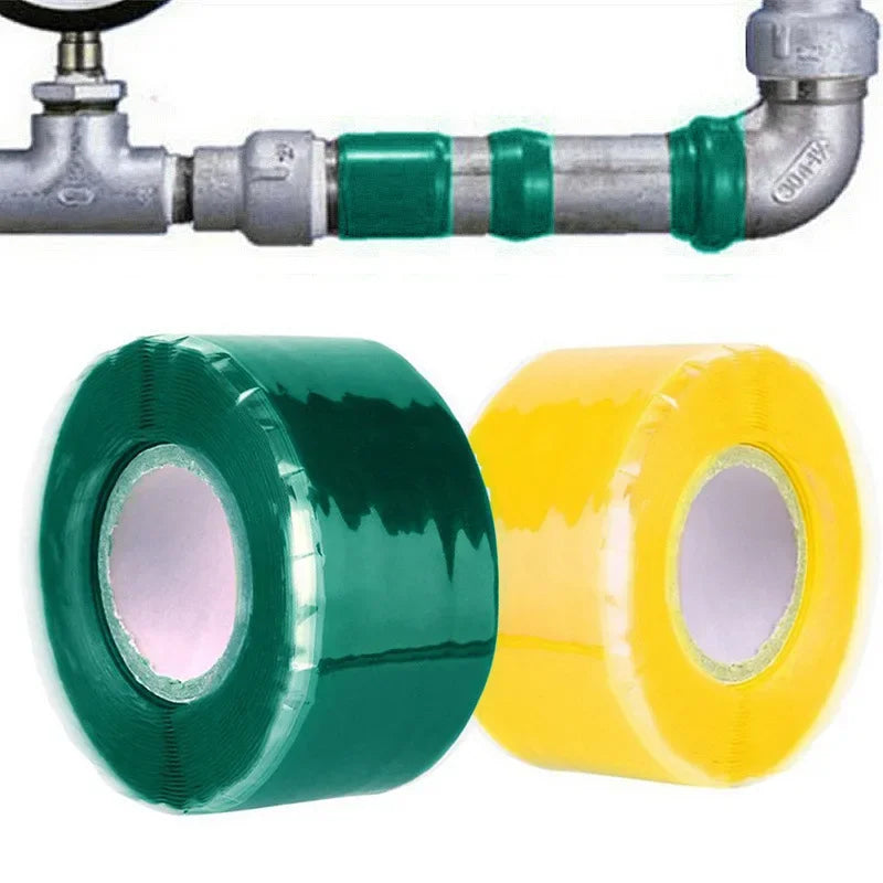 Cintas adhesivas aislantes de silicona para rendimiento de reparación de sellado de fugas impermeables súper fuertes