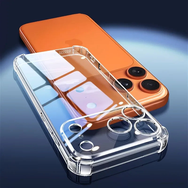 Funda Transparente Ultrafina para iPhone 17 Pro Max, Fundas de TPU Suave para iPhone 17 Pro Max 17Pro, Fundas Trasera Transparente Antigolpes, fundas iphone 17 pro max