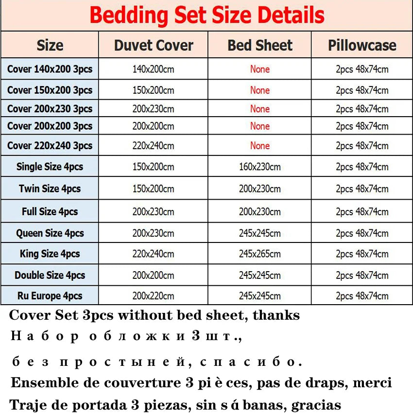 Juego de cama de lujo 100% algodón egipcio funda nórdica funda de almohada Ru Europa doble tamaño Queen King ropa de cama juegos de sábanas suaves
