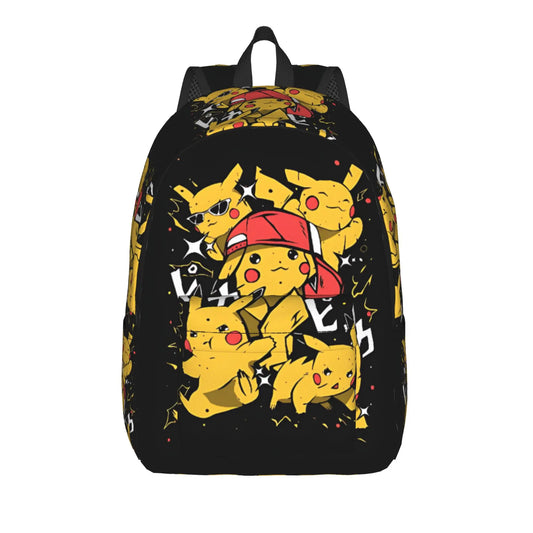 Mochila de moda Pokemon Pikachu, mochilas de alta calidad para escuela secundaria, mochila resistente para el hombro