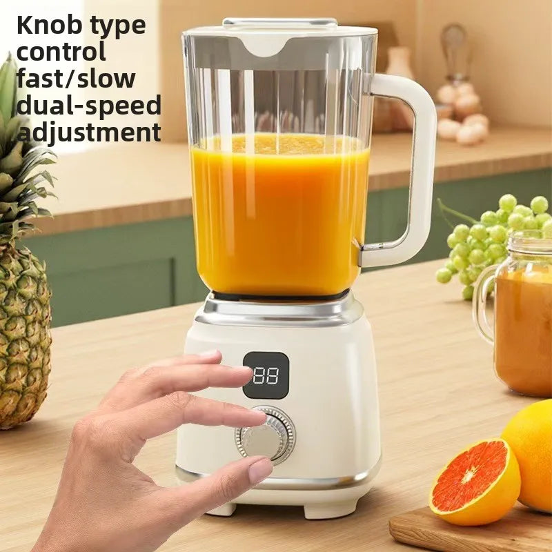 Nuevo extractor de jugo original para el hogar, máquina de procesamiento de frutas y jugo totalmente automática, licuadora de jugo portátil, hoja de acero inoxidable