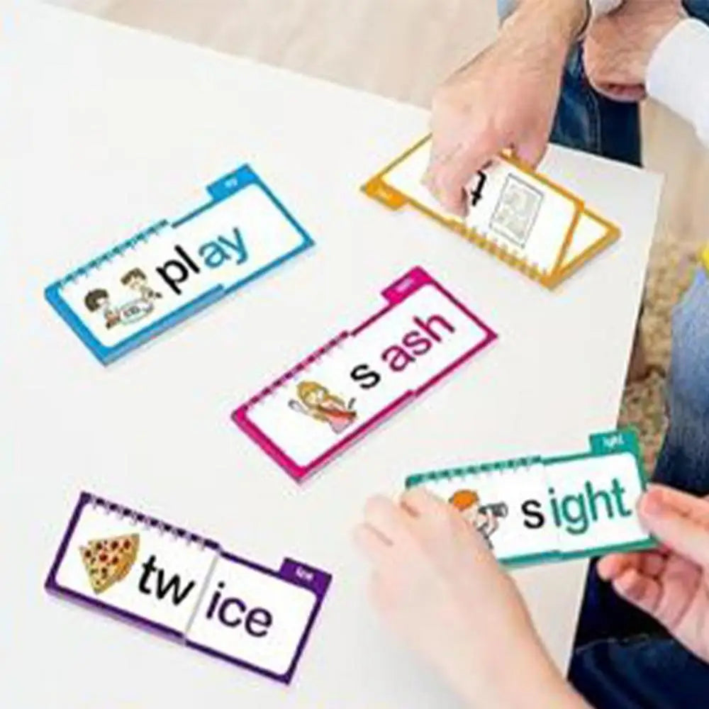 Nuevo libro de lectura, 30 libros de lectura y rima, libros de construcción familiares de palabras, tarjetas Flash, tarjetas de vocabulario, lectura educativa