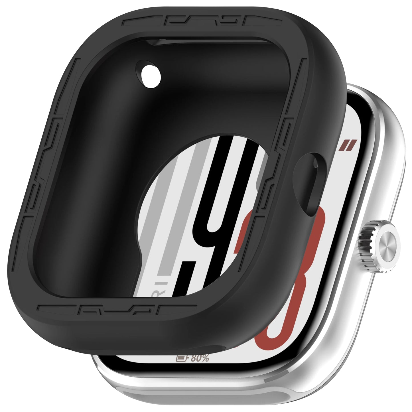 Funda de silicona para Xiaomi Redmi Watch 5, accesorios a prueba de golpes, carcasa de marco de parachoques deportivo de goma suave para Redmi Watch 5, fundas