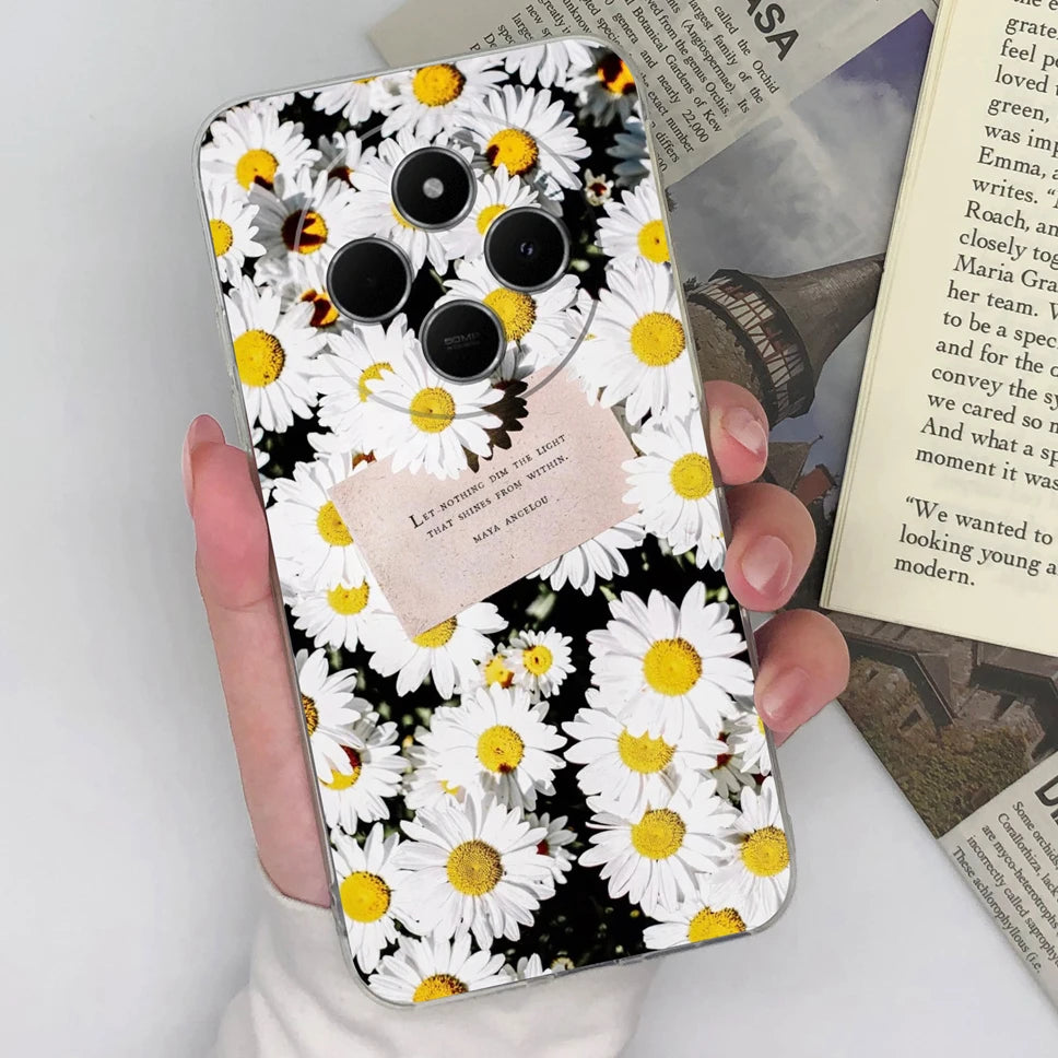 Funda de teléfono para Redmi 14C 4G, cubierta trasera creativa, transparente, suave, delgada, de silicona TPU, a prueba de golpes, protectora para Redmi14C