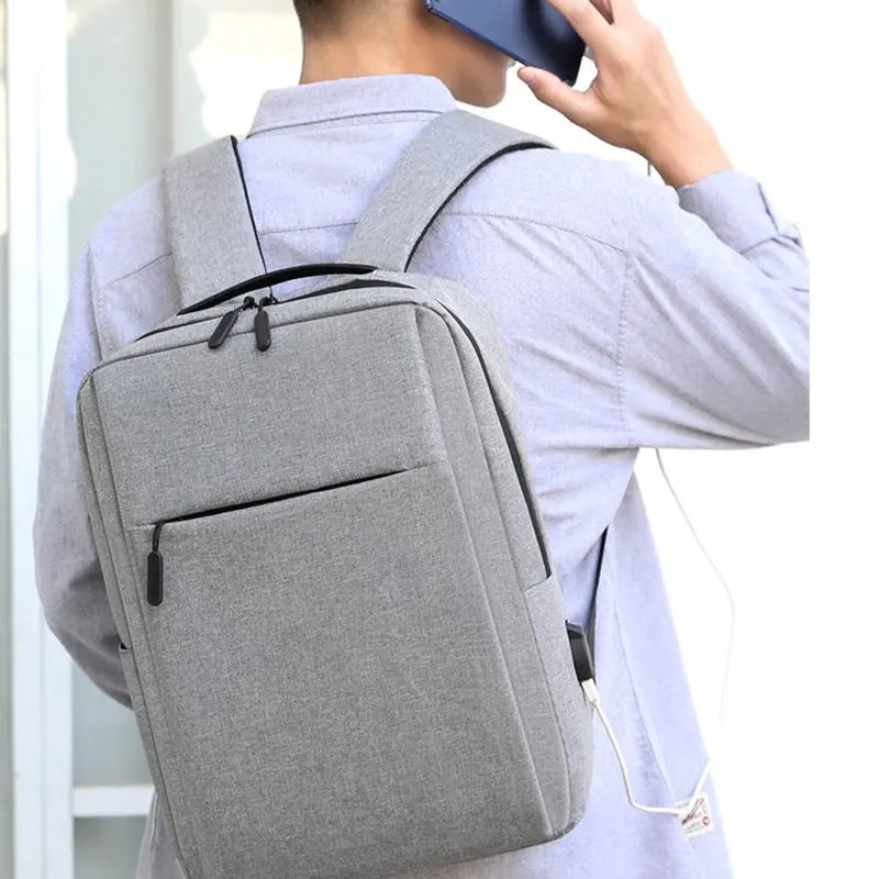 2024 nuevo bolso de negocios versátil, bolso escolar recargable por USB, mochila impermeable para ordenador portátil