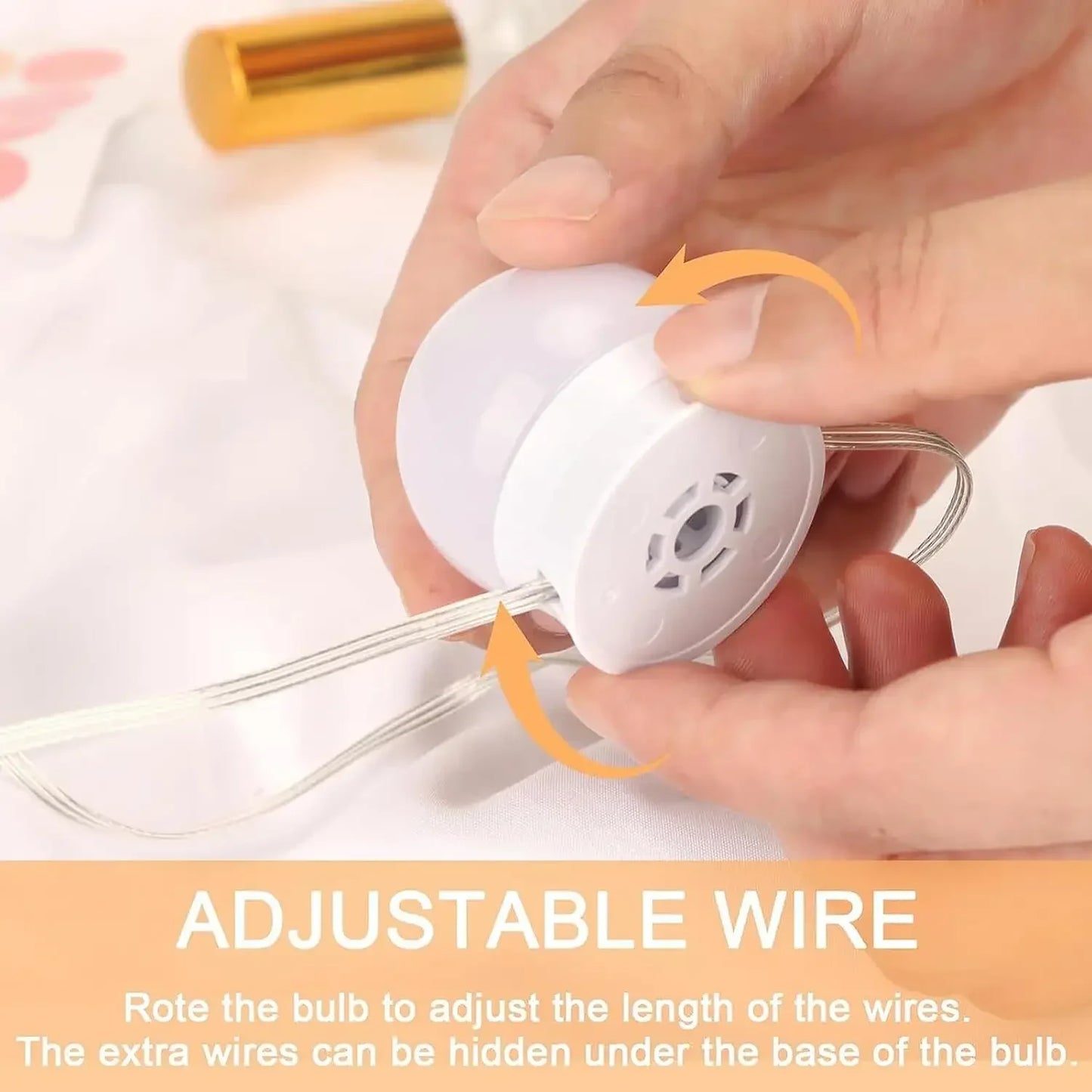 10 bombillas LED desmontables, lámpara para espejo de maquillaje profesional, alimentación USB, luz para espejo cosmético, tocador de Hollywood, luces de tocador