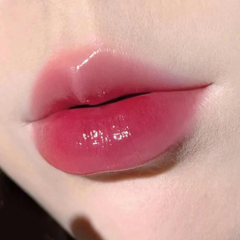Tinte Labial Hidratante con Brillo Herorange, Textura Acuosa, Labios Voluminosos con Efecto Cristal, Larga Duración, No Reseca, Maquillaje Diario para Citas