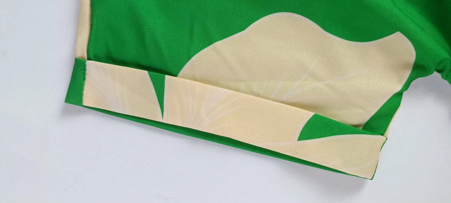 Vestidos Elegantes para Mujer 2026: Vestido de Mujer con Estampado Irregular, Cuello Solapa, Ajuste Delgado y Contraste, Ideal para el Trabajo y con un Toque de Temperamento.