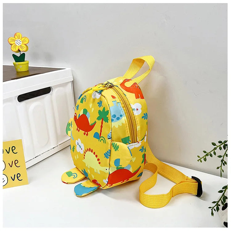 Bolsa bonita para niños, mochilas escolares con dibujos de dinosaurios para niños, mochila de viaje para exteriores preescolar para guardería, antipérdida