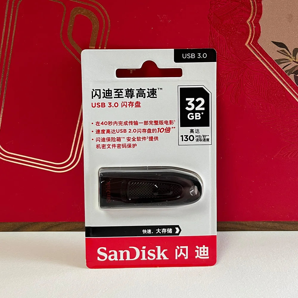 Unidad flash USB SanDisk USB 3,0, 512GB, 256GB, 128GB, 64GB, 32GB, Super Mini Pen Drive, memoria USB de alta velocidad usb3.1, disco U