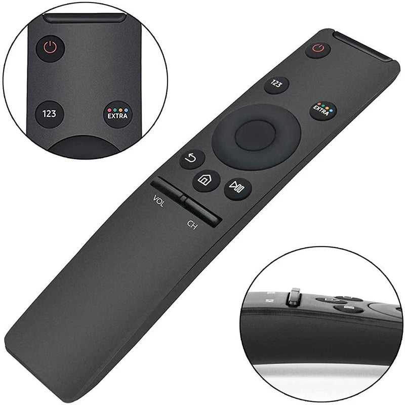 Control remoto por voz Universal para Samsung Smart TV, mando a distancia de repuesto LED QLED 4K 8K Crystal UHD HDR curvo para televisores Samsung