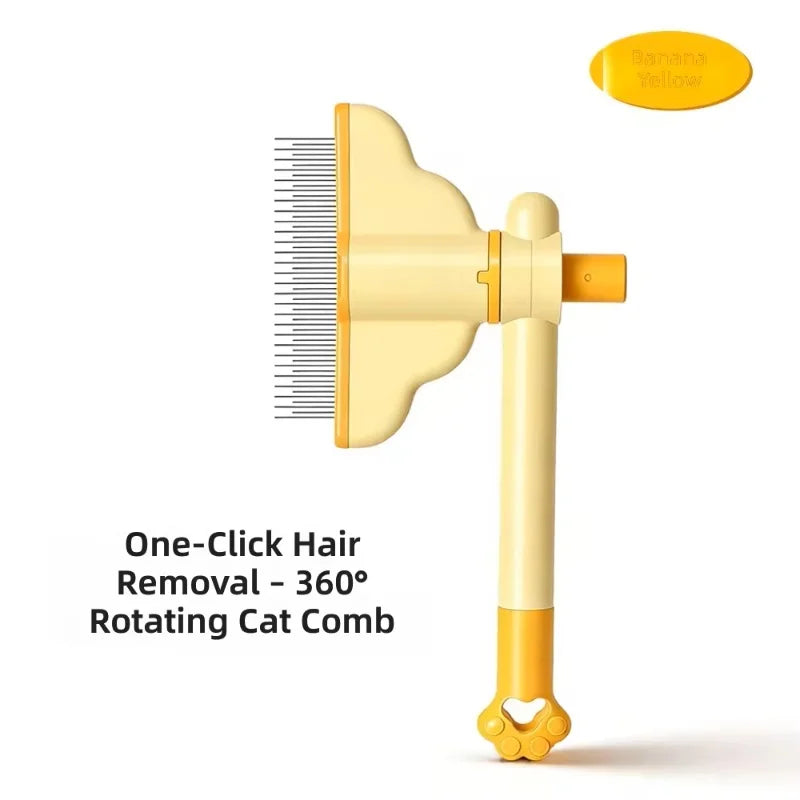 Cepillo para Perros, Removedor de Pelo de Mascotas, Cepillo Autolimpiante con un Botón, Cepillo de Masaje para Perros y Gatos, Productos para el Cuidado de Mascotas