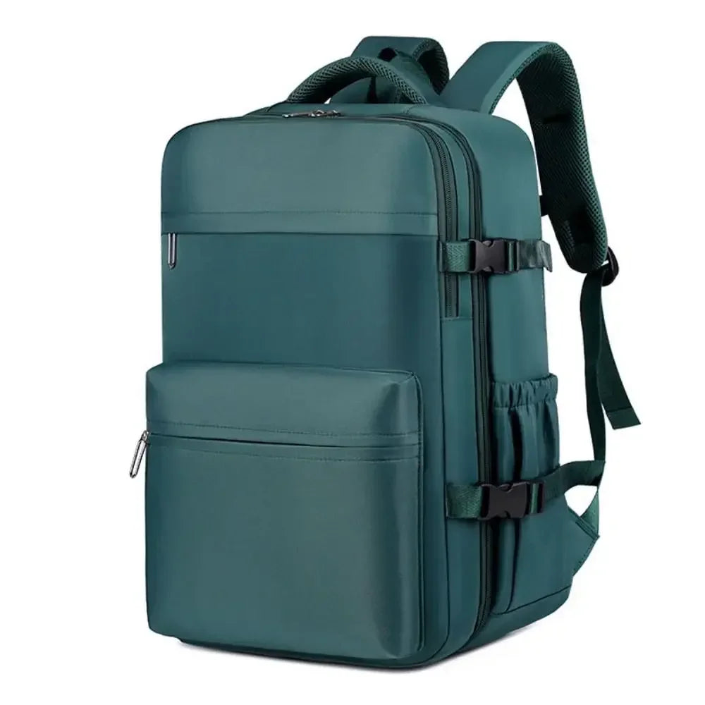 Mochila de compresión al vacío para hombre, mochila para ordenador portátil, mochila de viaje al vacío para senderismo, mochila Ryanair, bolsa de cabina de 46x30x20