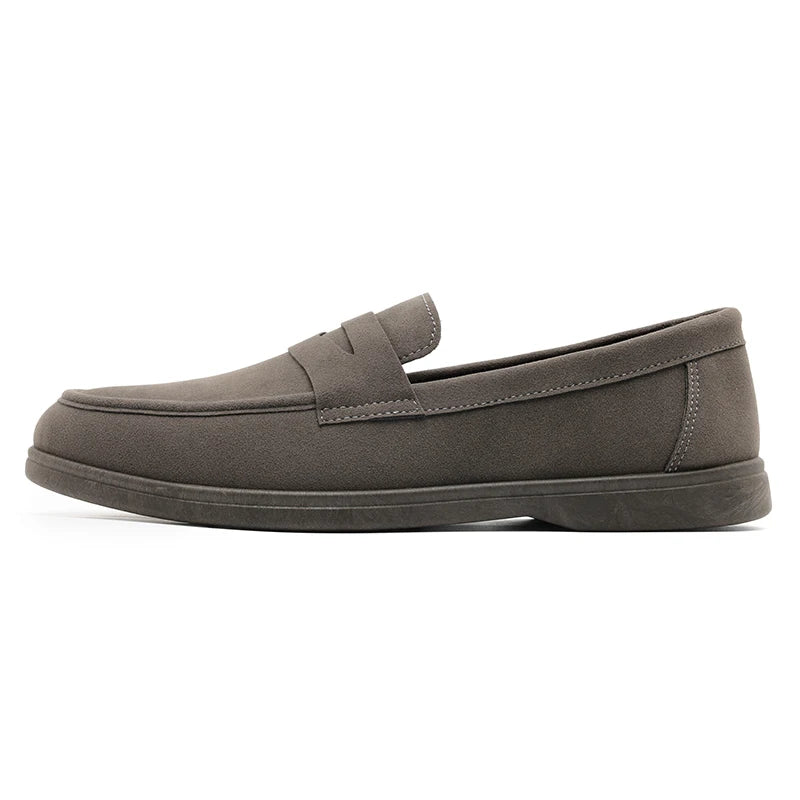 Gran oferta de mocasines sin cordones para hombre, ligeros, transpirables, cómodos, planos para exteriores, suela suave antideslizante, zapatos informales para caminar a diario