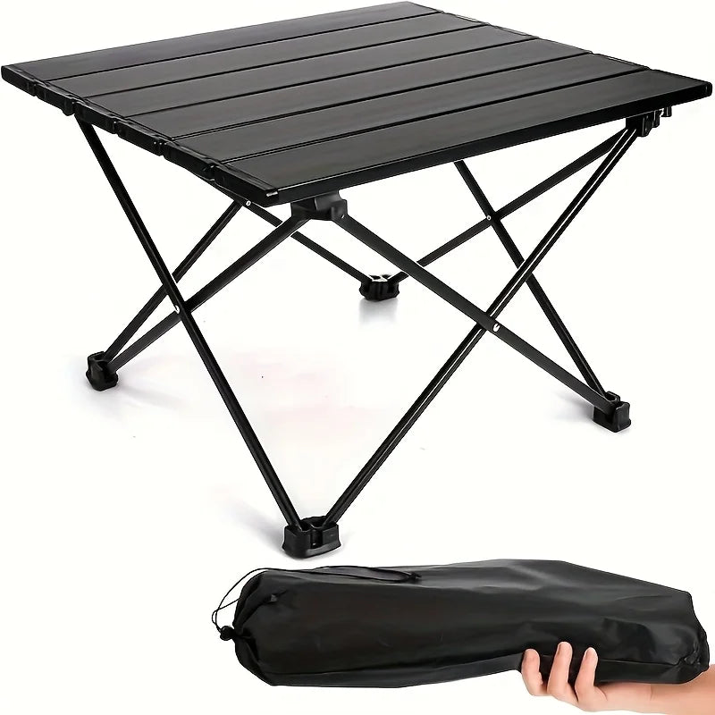 Mesa Plegable Compacta para Exteriores, Mesa de Camping Portátil, Mini Mesa de Picnic para Playa, Equipo Ligero y Portátil, Mesa Pequeña para Exteriores
