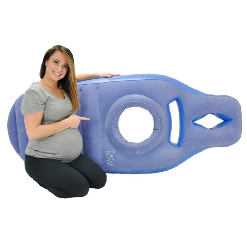 Colchón Inflable para Embarazo, Colchoneta de Yoga, Almohada Corporal para Dormir, Almohada de Embarazo