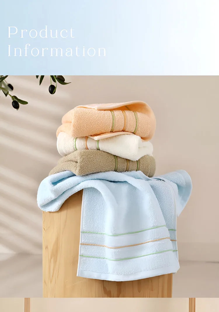 Toalla de Algodón para Baño, Toalla de Mano Suave de Secado Rápido, Toalla Facial Gruesa para Baño, Gimnasio, Spa, Adultos, Hotel, Viajes, Estudiantes