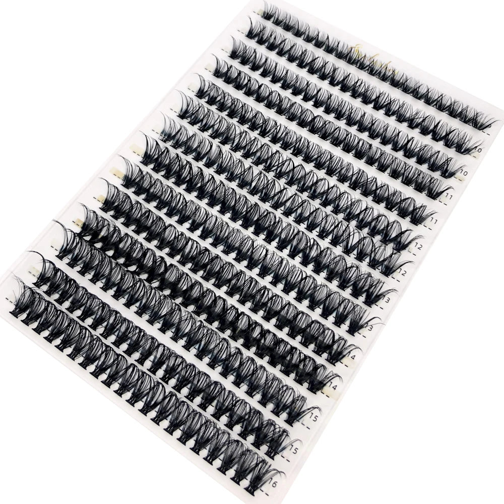 AMSDCN 100/280 grupos 30D 40D 60D 80D pestañas rizadas naturalmente suaves maquillaje DIY pestañas postizas