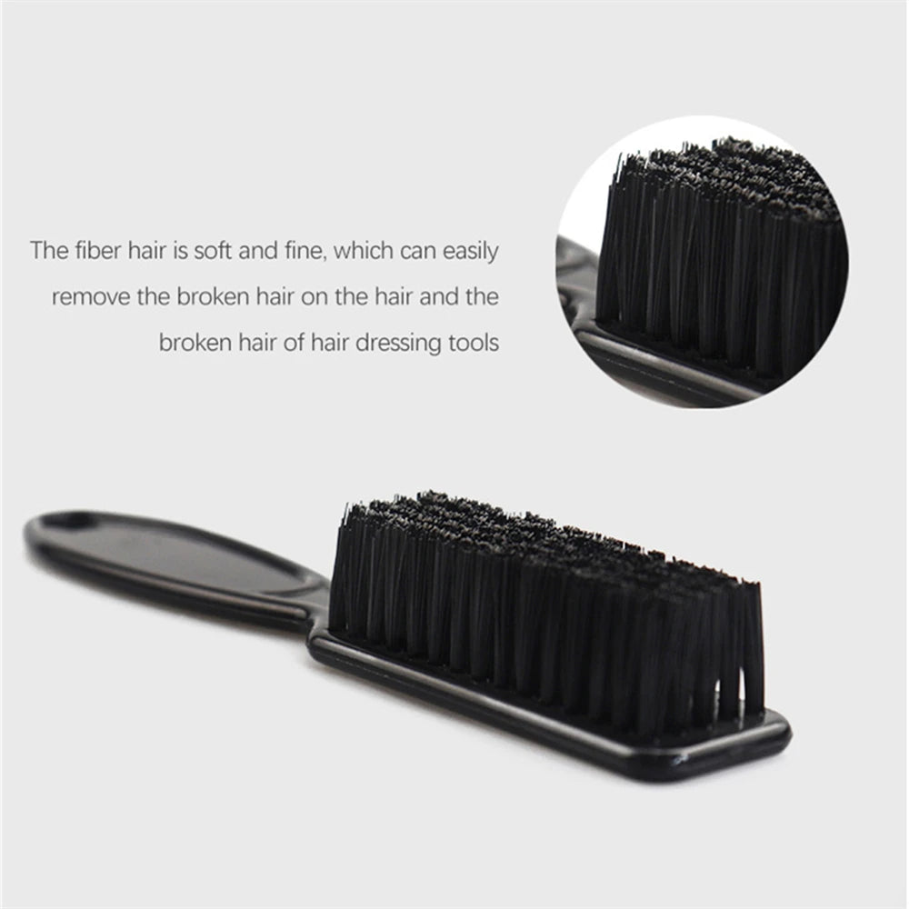 1 unidad, gran oferta, cepillo de cerdas suaves, tijeras, limpieza de la piel, cortapelos para hombres, cabezal de aceite, cuchilla para barbería, peine, accesorios de peluquero