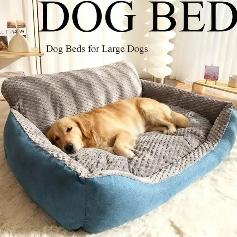 Camas para perros grandes/alfombra cálida para mascotas de otoño e invierno, tamaño extra grande para razas grandes/cama humana lavable/cubierta de cama/sofá