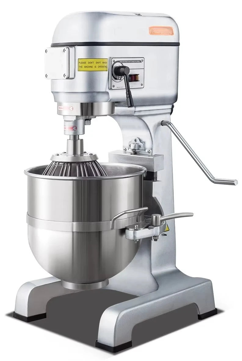 Batidora Industrial comercial, 10l, 20l, 30l, 60l, 80l, soporte de cocina, masa planetaria para alimentos, pan, masa, pastel, máquina mezcladora para panadería