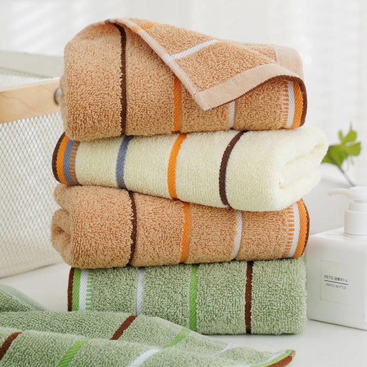 1/2 Toallas de Mano para Baño 100% Algodón, Toallas Gruesas para Cara y Cabello, para Adultos, Hotel, Viajes, Mayor Absorción de Agua