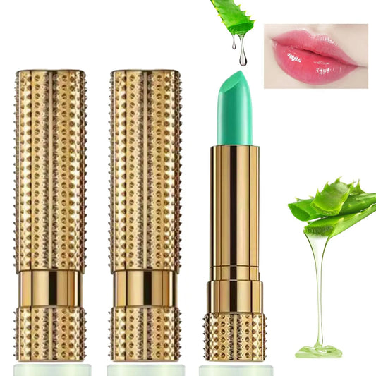 Lápiz Labial Mágico que Cambia de Color, Bálsamo Labial que Reacciona a la Temperatura, Larga Duración, Nutritivo, Hidratante, Brillo Labial Impermeable, Maquillaje Mate