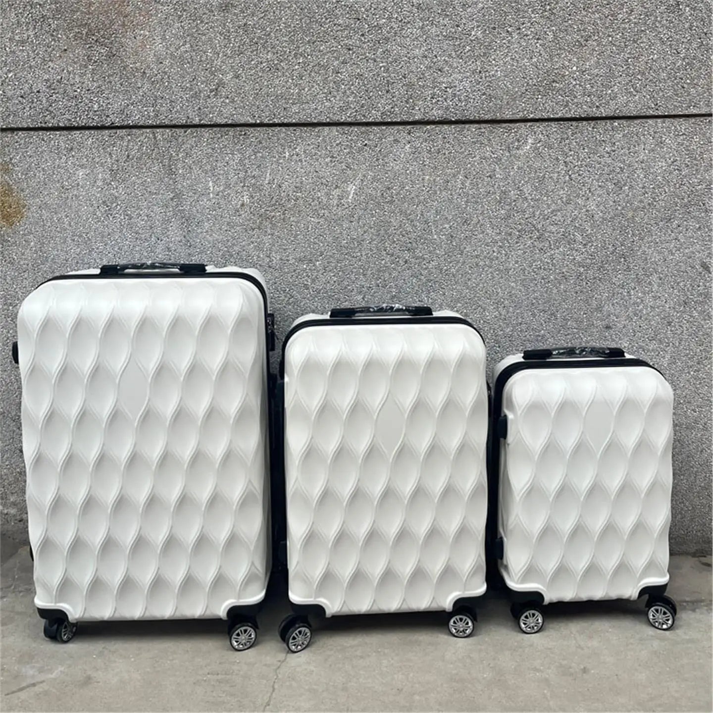 Juego de Maletas de Viaje de Cuatro Piezas con Ruedas Universales ABS, Juego de Maletas de Mano para Viajes y Viajes de Negocios en Tamaños de 14, 20, 24 y 28 Pulgadas