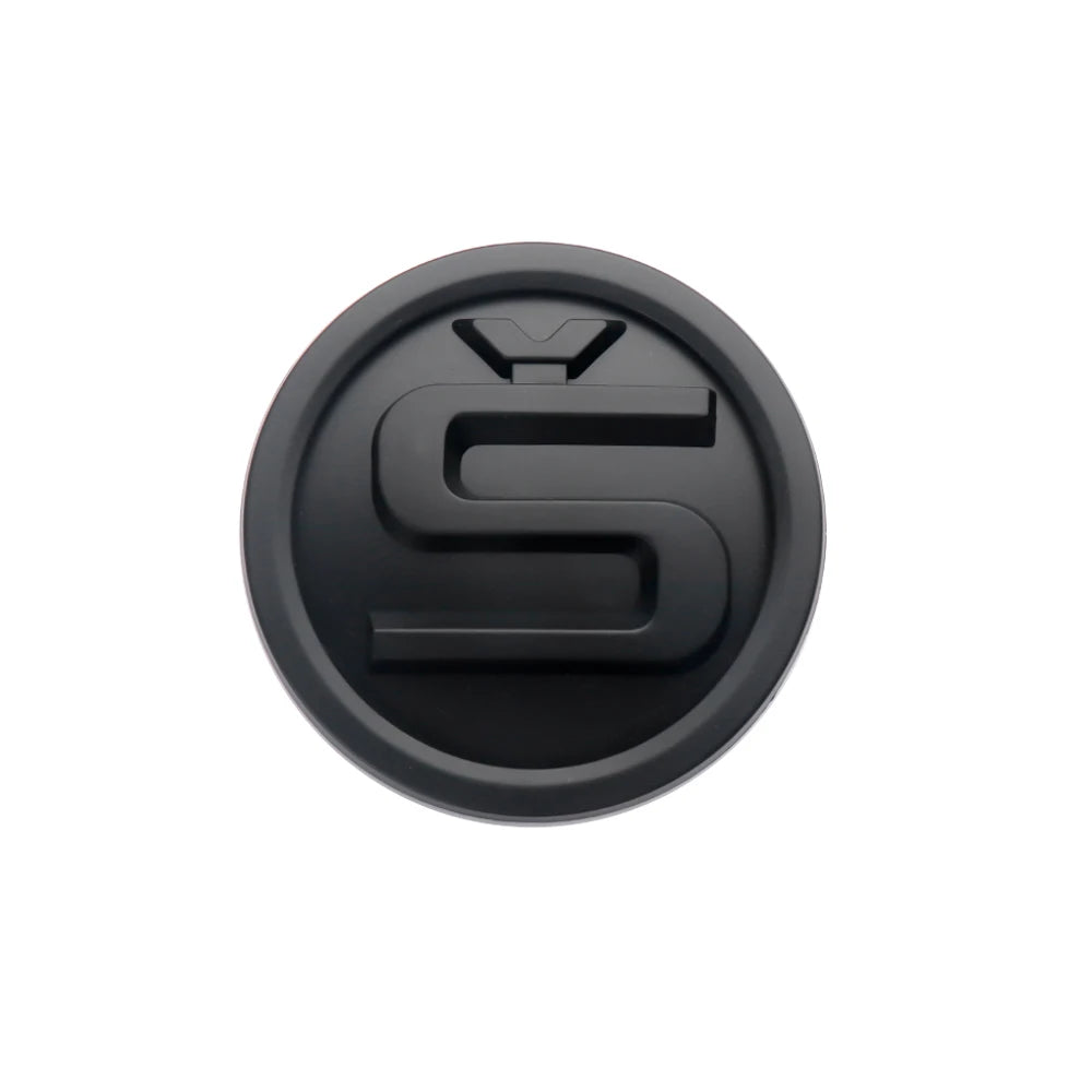 Emblema ABS de 80/90/100mm para el capó delantero del coche, adhesivo para maletero, para Skoda Yeti, Octavia, Fabia, Kodiaq, Rapid, Karoq, Superb, Kamiq S