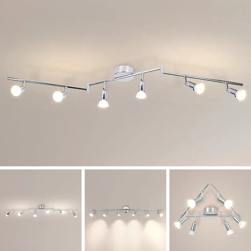 Lámpara de techo de luz Led moderna GU10, focos de techo Led, accesorio de iluminación para sala de estar, interior, comedor, dormitorio, cocina