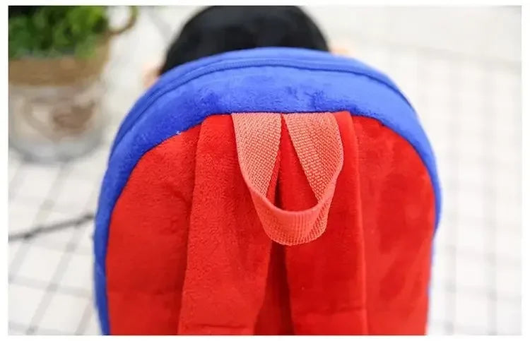 Mochila de personaje de moda de dibujos animados, mochila informal de felpa para niños, bonita mochila escolar para niños y niñas, regalo