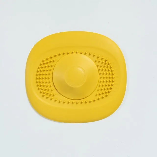 Tapón de silicona para fregadero de cocina, filtro de ducha, tapón de cubierta de drenaje, colador de fregadero, escurridor de suelo, recogedor de pelo, accesorios de baño