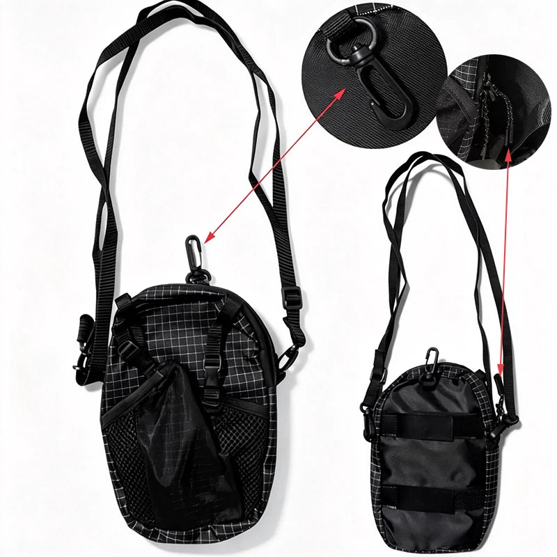 Correa de mochila para el hombro, bolsa para teléfono inteligente, correa impermeable para deportes, senderismo, camping, ligera