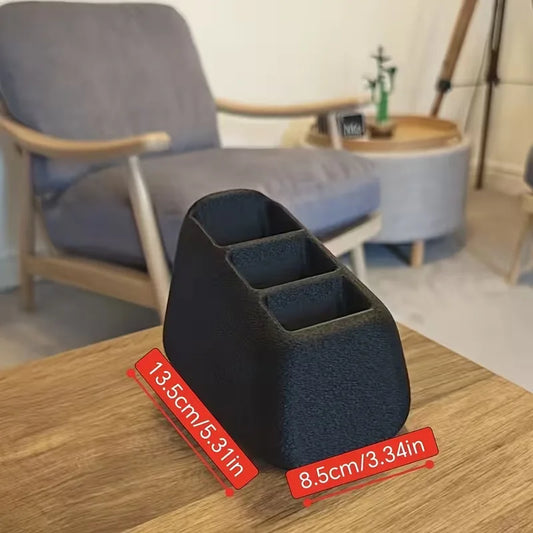 1 unidad de estante de almacenamiento para controles remotos, caja de almacenamiento para controles remotos, caja organizadora para escritorio y mesita de noche, cesta de almacenamiento multifuncional