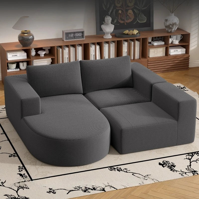 Sofá comprimido al vacío Puff, salones modernos minimalistas italianos, sofás para sala de estar, suelo de 2 plazas, muebles para el hogar Woonkamerbanken