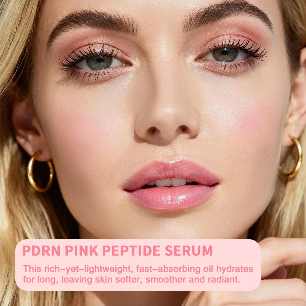 Salmón DNA PDRN, suero péptido rosa, suero brillante rosa, elimina la oscuridad de la piel, hidratante, reafirmante, cuidado de la piel coreano