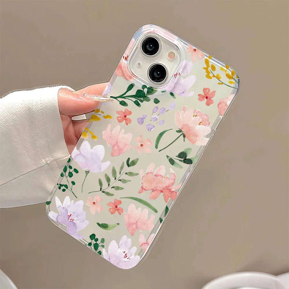 Fundas Transparentes Mate para iPhone 17 16 15, Funda para iPhone 16 Pro Max 15 14 12 11 13 Air, Fundas Protectoras Antigolpes, Cubierta Suave para Teléfono