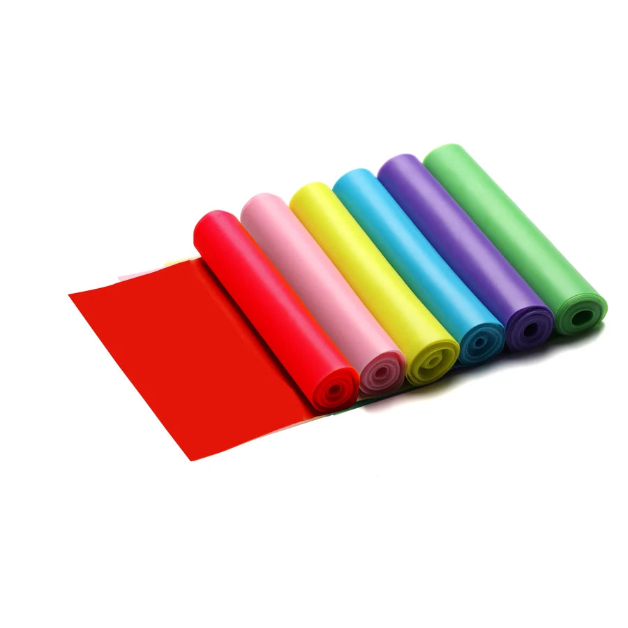Bandas elásticas de entrenamiento largo, banda de resistencia para Yoga, Pilates, para ejercicio físico de la parte inferior del cuerpo, fuerza en el hogar