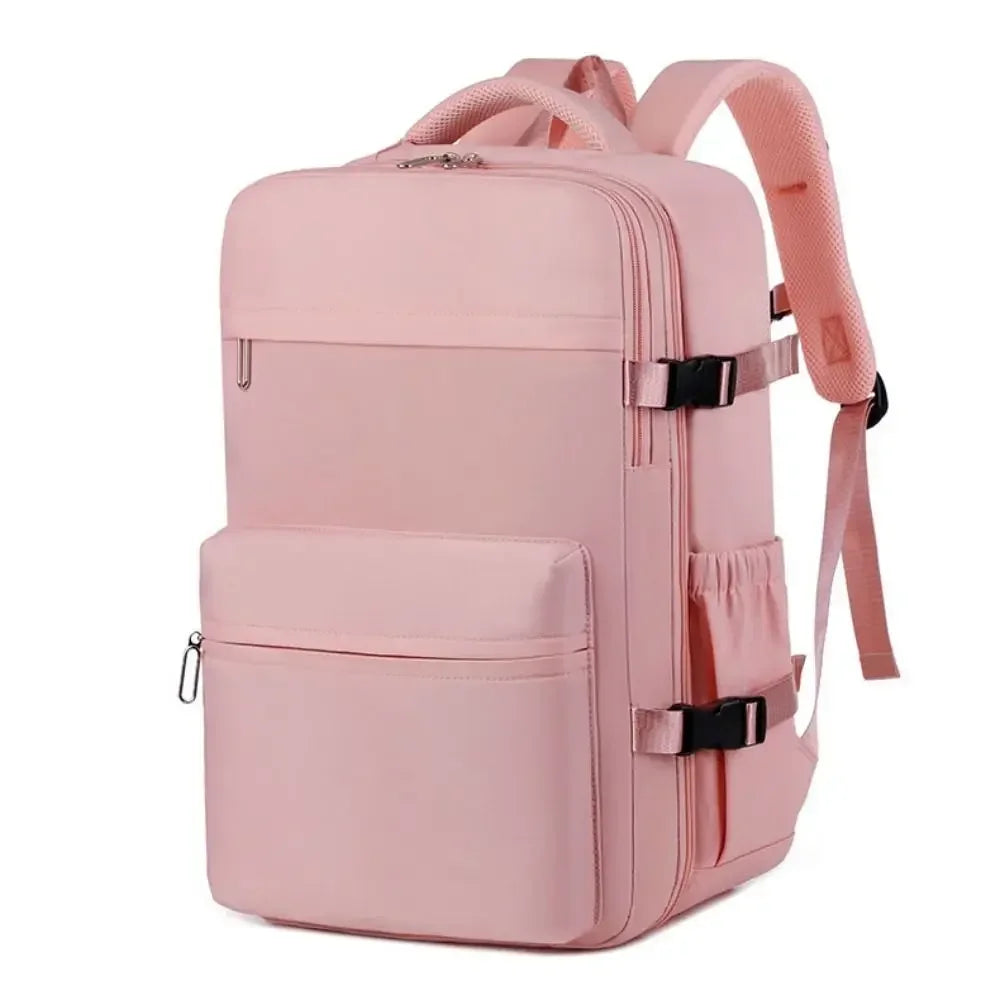Mochila de compresión al vacío para hombre, mochila para ordenador portátil, mochila de viaje al vacío para senderismo, mochila Ryanair, bolsa de cabina de 46x30x20