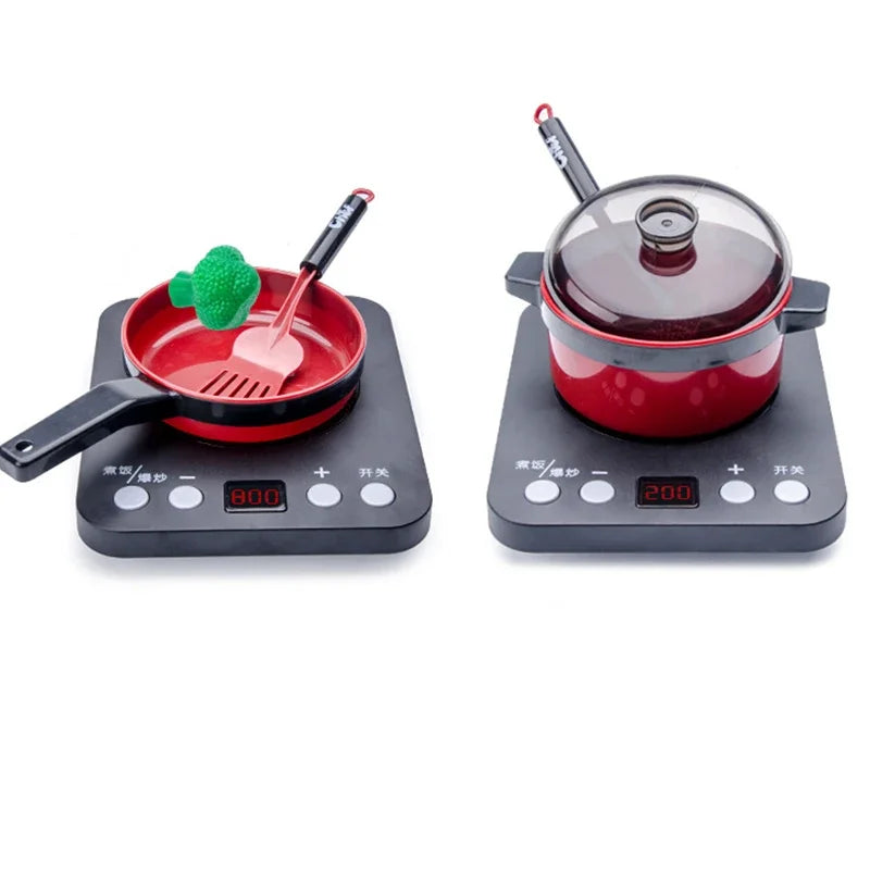 Juego de juguetes de cocina para niños y niñas, utensilios de cocina para cortar frutas, educación de simulación, juego de simulación