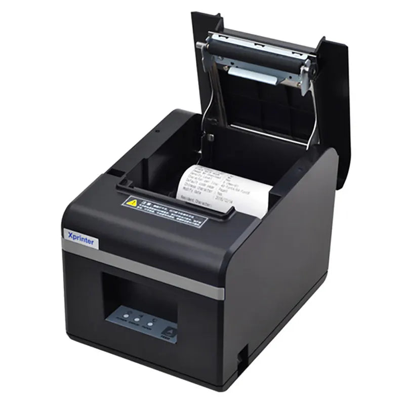 Impresora térmica de recibos Xprinter de 80mm con cortador automático velocidad de impresión de 200 mm/s con USB + Ethernet/Bluetooth/wifi XP-N160II 80T T80A