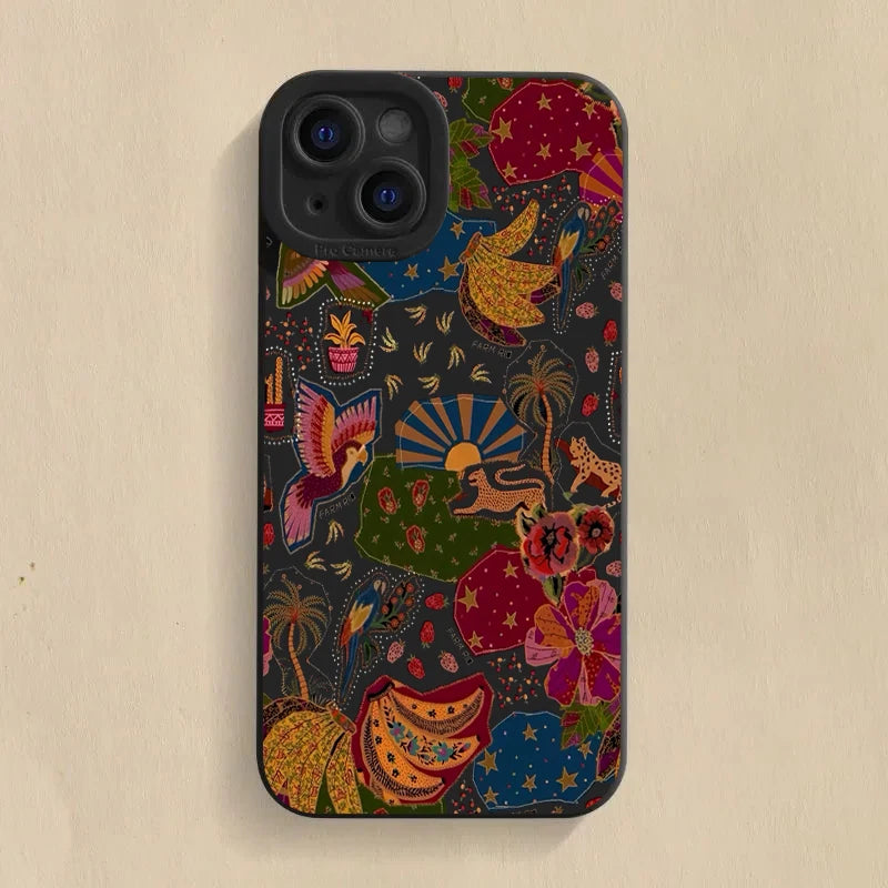 Funda de teléfono con ojos de leopardo florales para Xiaomi Mi 14T 13T 12T Pro 14 13 12 11 Lite 5G NE Poco F6 F5 X5 M6 X7 Pro funda suave de silicona