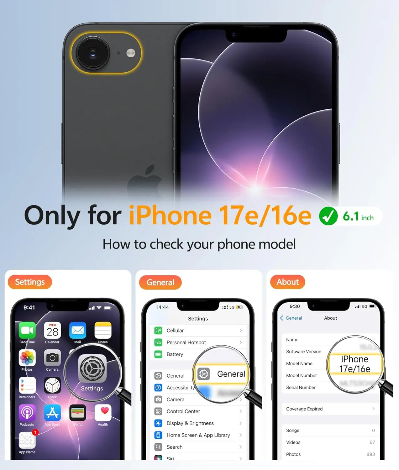 Funda para iPhone 17e/16e con Magnético, Translúcida y Mate, con [Protector de Pantalla], Antigolpes y Protectora
